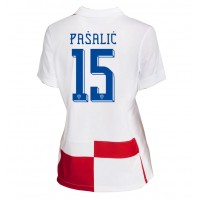 Kroatien Mario Pasalic #15 Heimtrikot Frauen EM 2024 Kurzarm